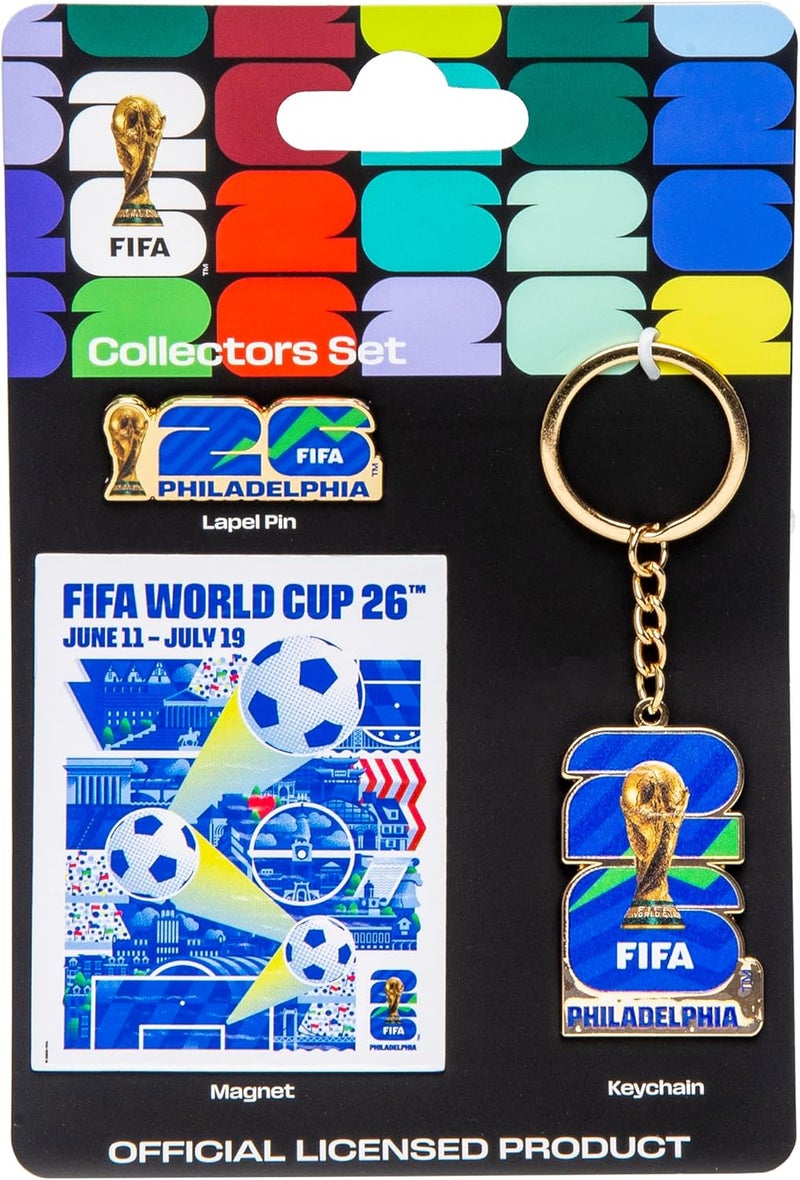 HONAV FIFA World Cup Host City Collector's Set – Includes Lapel Pin, Keychain & Magnet – Celebrates Your Favorite Host City - Image 1